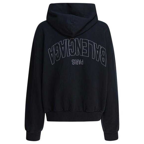 Balenciaga Flipped Zippered Sweatshirt tag size XS Women - Picture 2 of 4